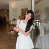 白色甜美連衣裙減齡套裝