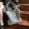 加厚帆布包托特包腋下包