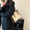 小眾托特包簡約腋下包大容量菱格上班通勤包