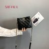 包包時尚洋氣百搭菱格鏈條包單肩斜挎水桶包